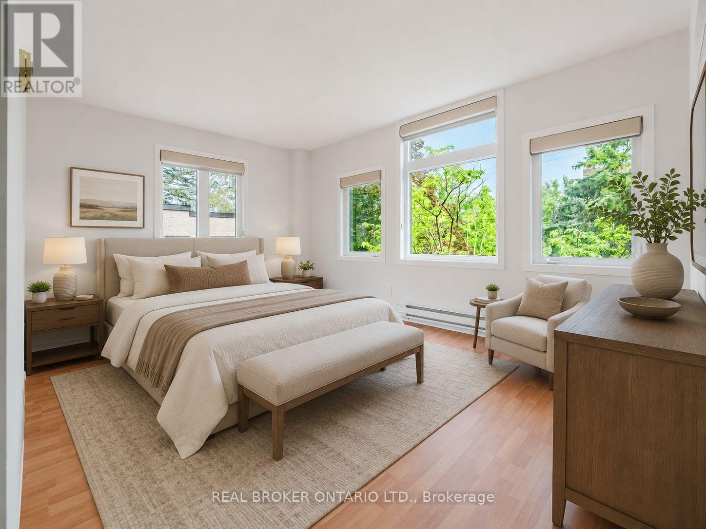 Photo Virtually Staged & Enhanced - 10 - 405 Laurier Avenue E, Ottawa, ON - Indoor Photo Showing Bedroom