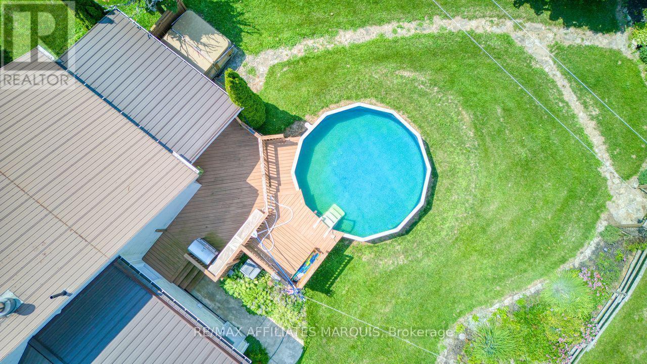 pool! - 421 Summers Road, Rideau Lakes, ON - Outdoor With Above Ground Pool