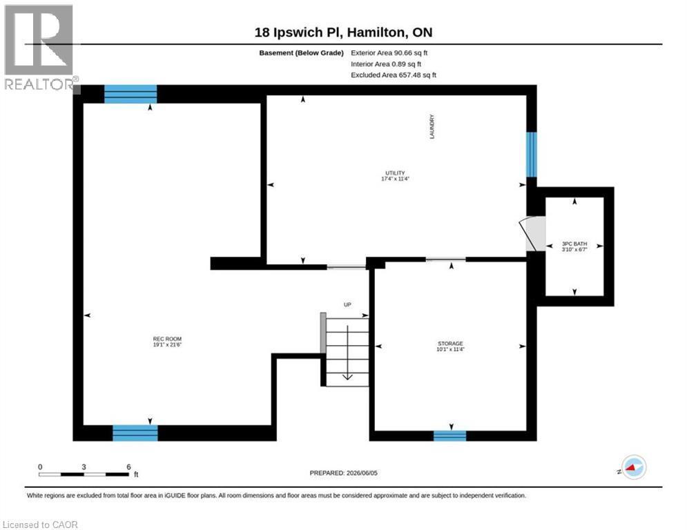 Floor plan - 18 Ipswich Place, Hamilton, ON - Other