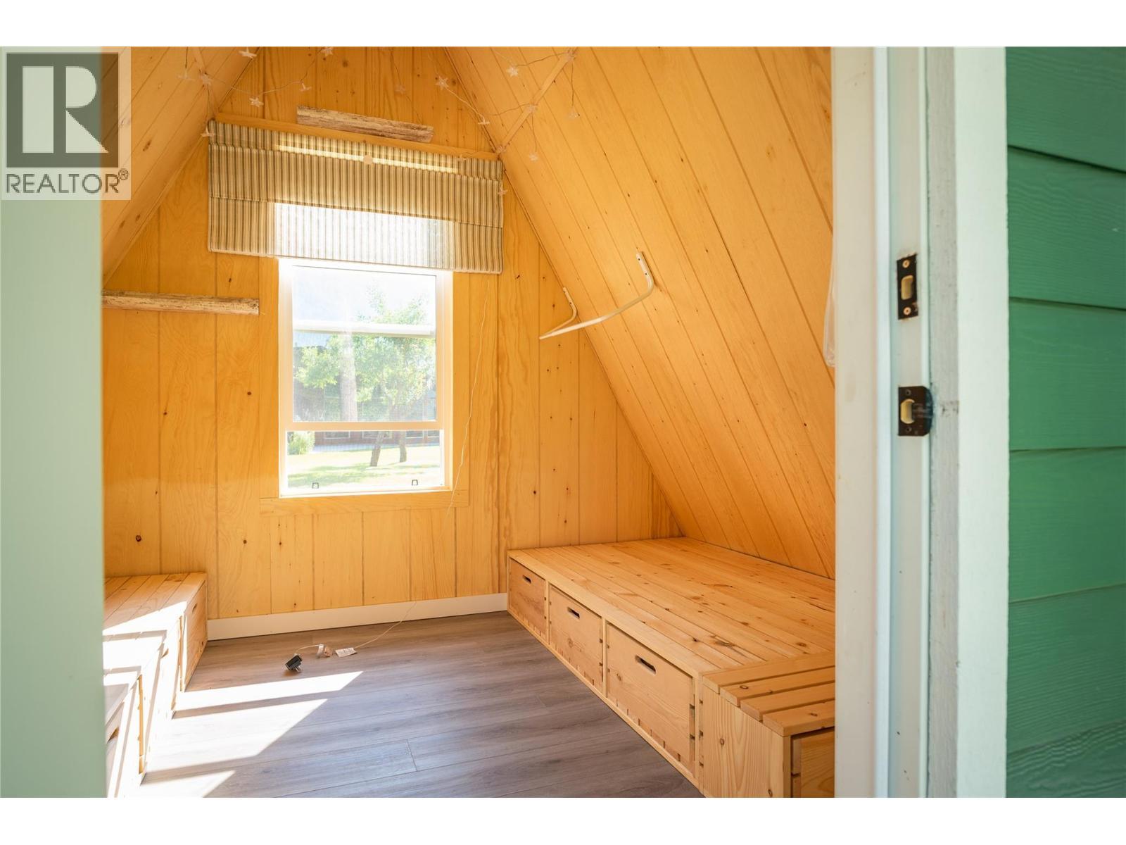 Interior of A-Frame without the skylight. - 3045 Bower Road, Slocan Park, BC