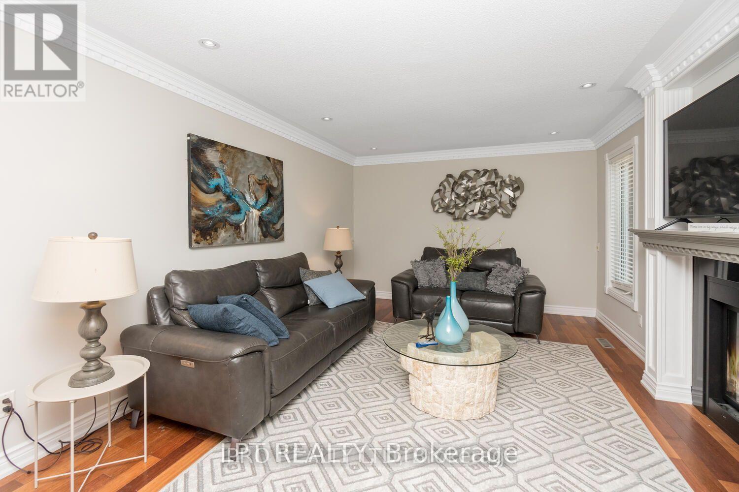 14190 Mount Hope Road, Caledon, ON - Indoor Photo Showing Living Room With Fireplace