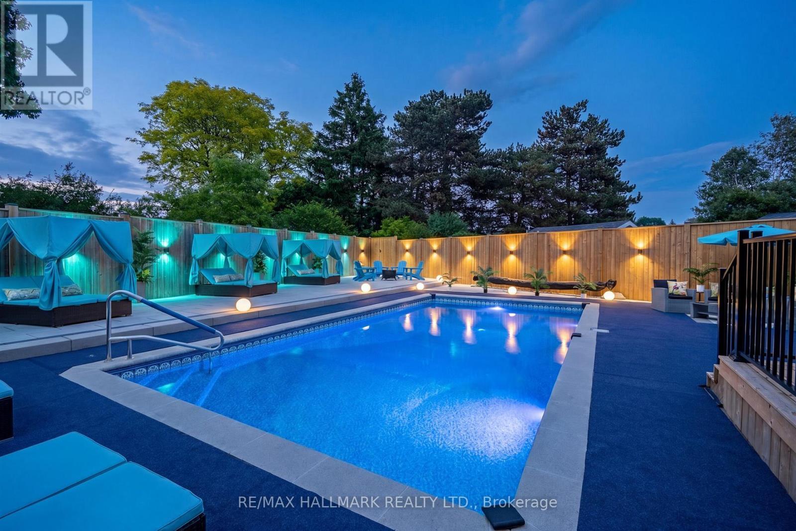 119 Charlotte Place, Kitchener, ON - Outdoor With In Ground Pool With Deck Patio Veranda With Backyard