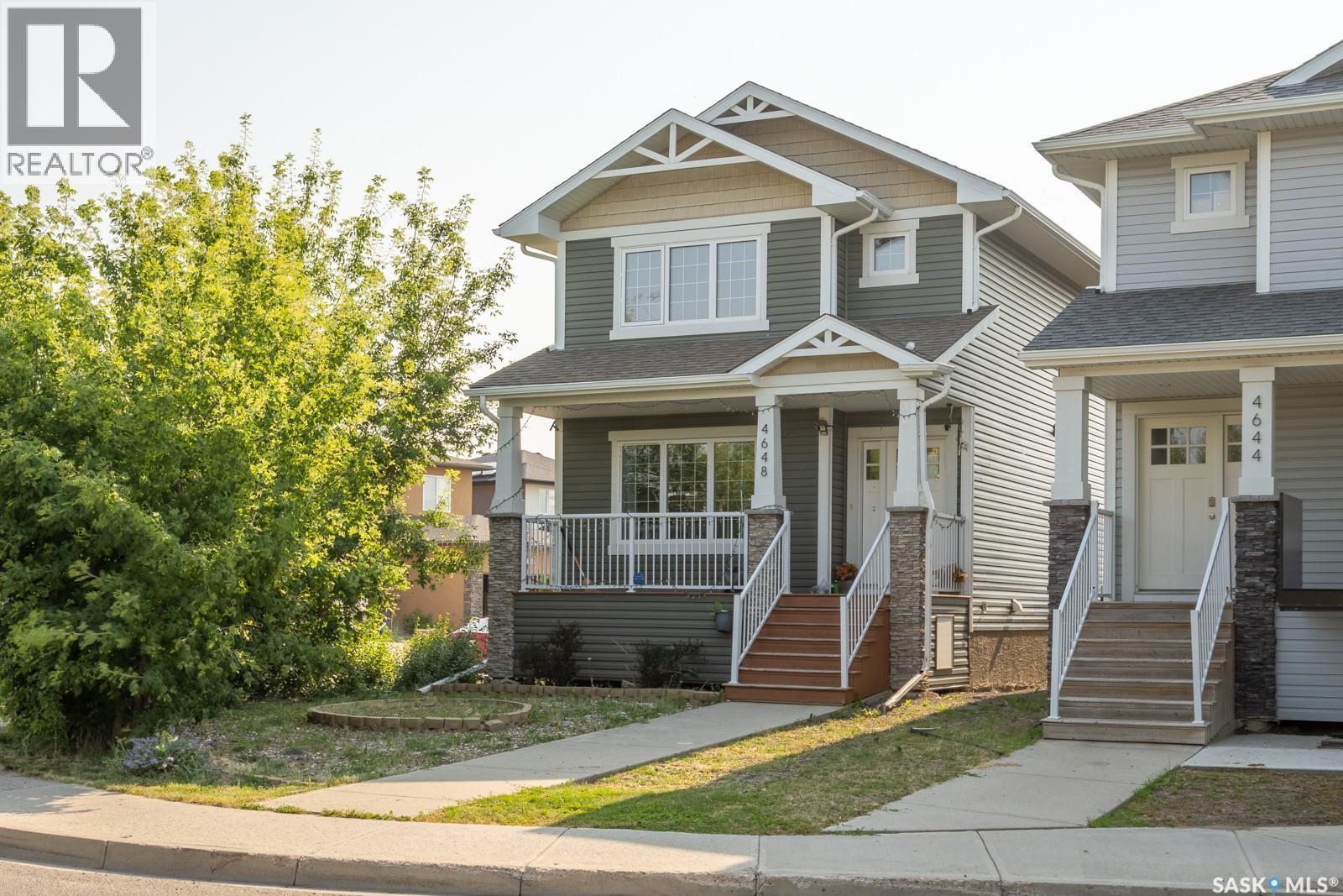 4648 James Hill Road, Regina, SK - Outdoor With Deck Patio Veranda With Facade