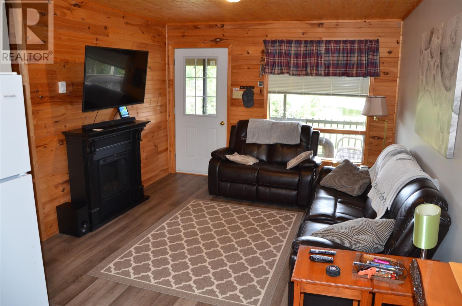 93 Penney Lane, Brigus Junction, NL - Indoor Photo Showing Living Room With Fireplace