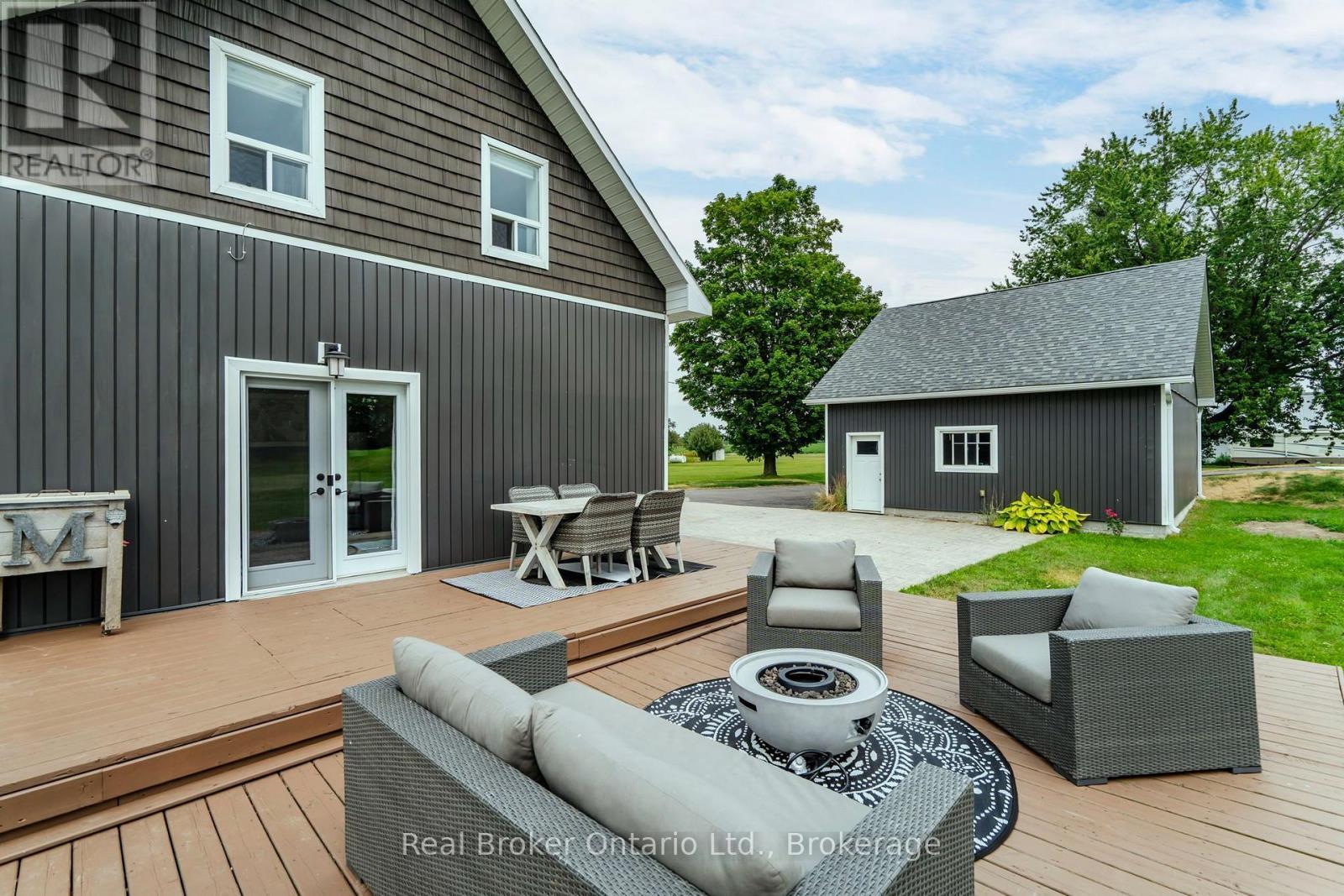 597 Lafontaine Road W, Tiny, ON - Outdoor With Deck Patio Veranda With Exterior