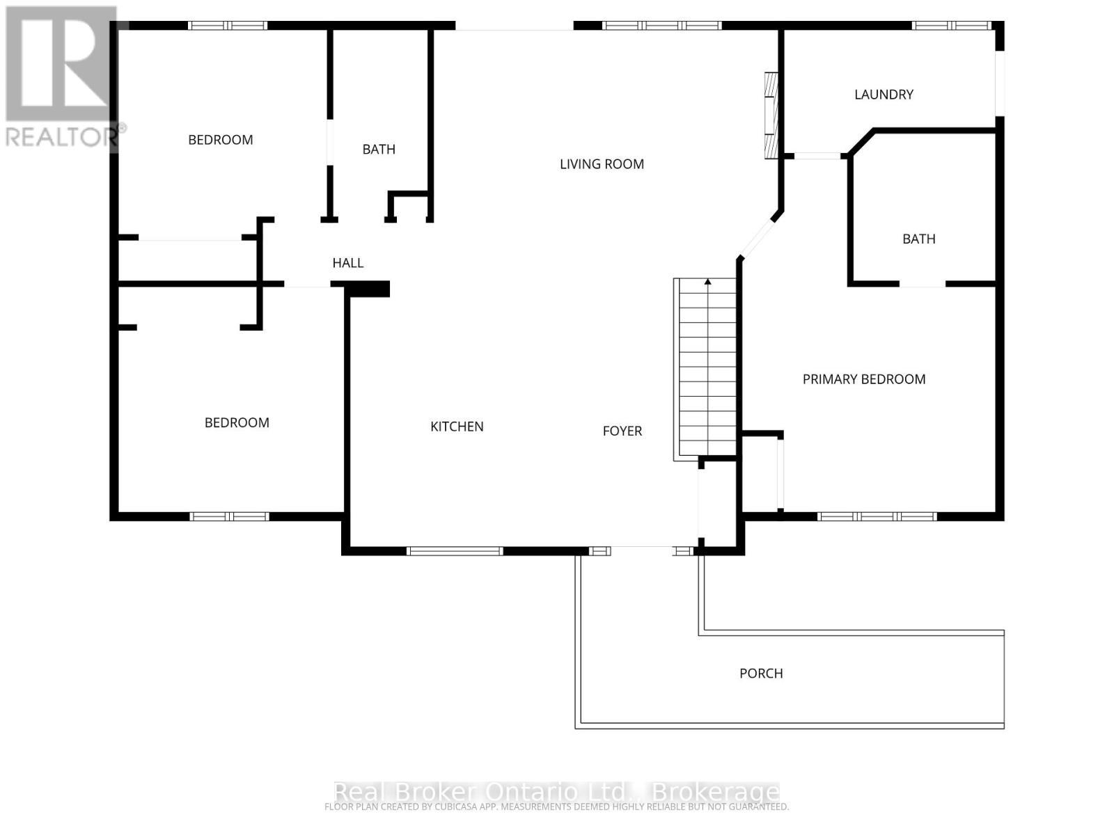 Bungalow Main Level Floorplan - 597 Lafontaine Road W, Tiny, ON - Other