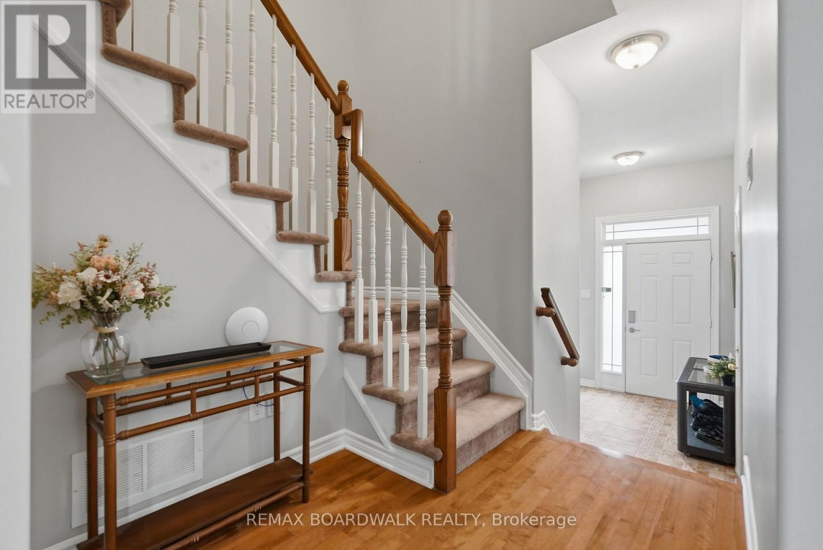Open staircase is a great design feature... - 617 Spikemoss Place, Ottawa, ON - Indoor Photo Showing Other Room
