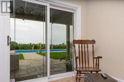 Walk-out to amazing backyard -