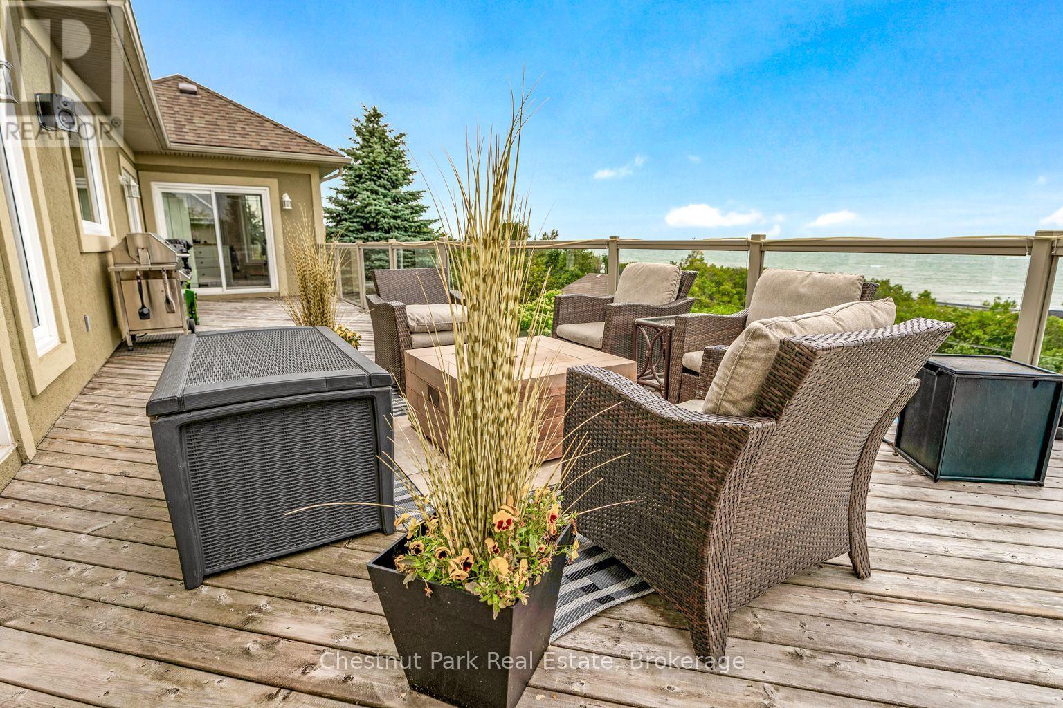 Does the view get any better? - 133 Lakeshore Road E, Blue Mountains, ON - Outdoor With Deck Patio Veranda With Exterior