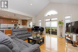Walk out to massive patio -