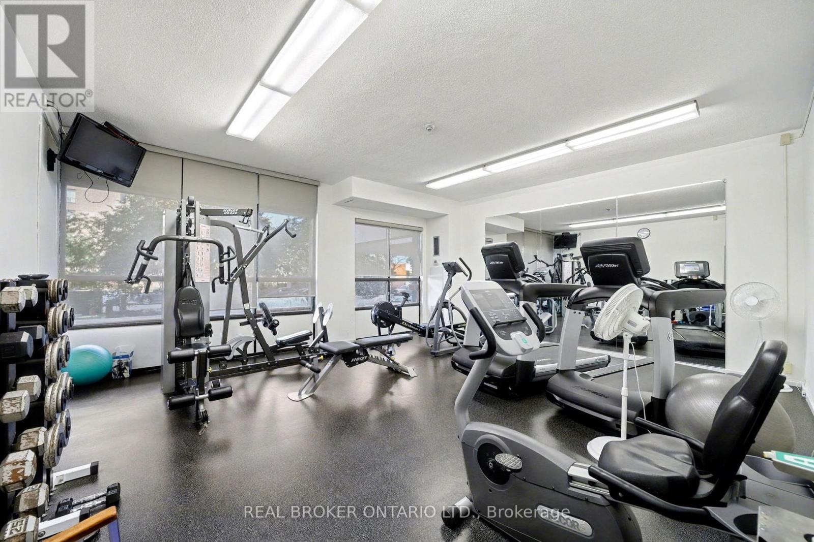 Gym - 100 Canyon Avenue, Toronto, ON - Indoor Photo Showing Gym Room