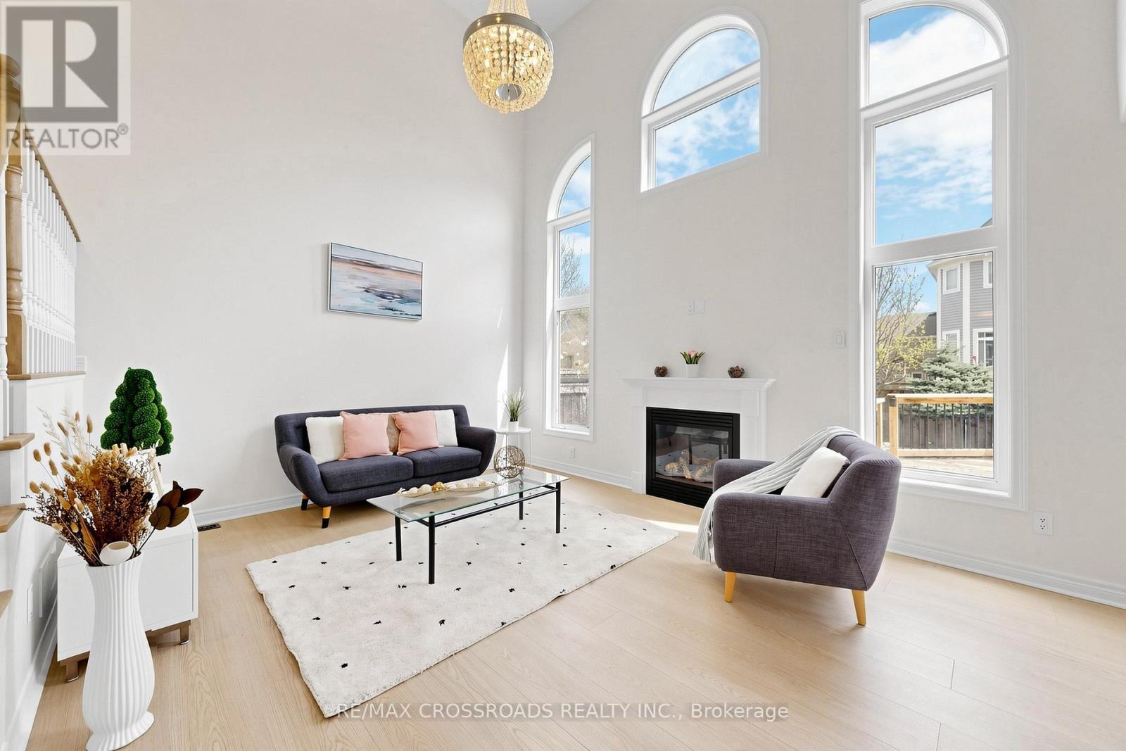 55 John Link Avenue, Georgina, ON - Indoor With Fireplace