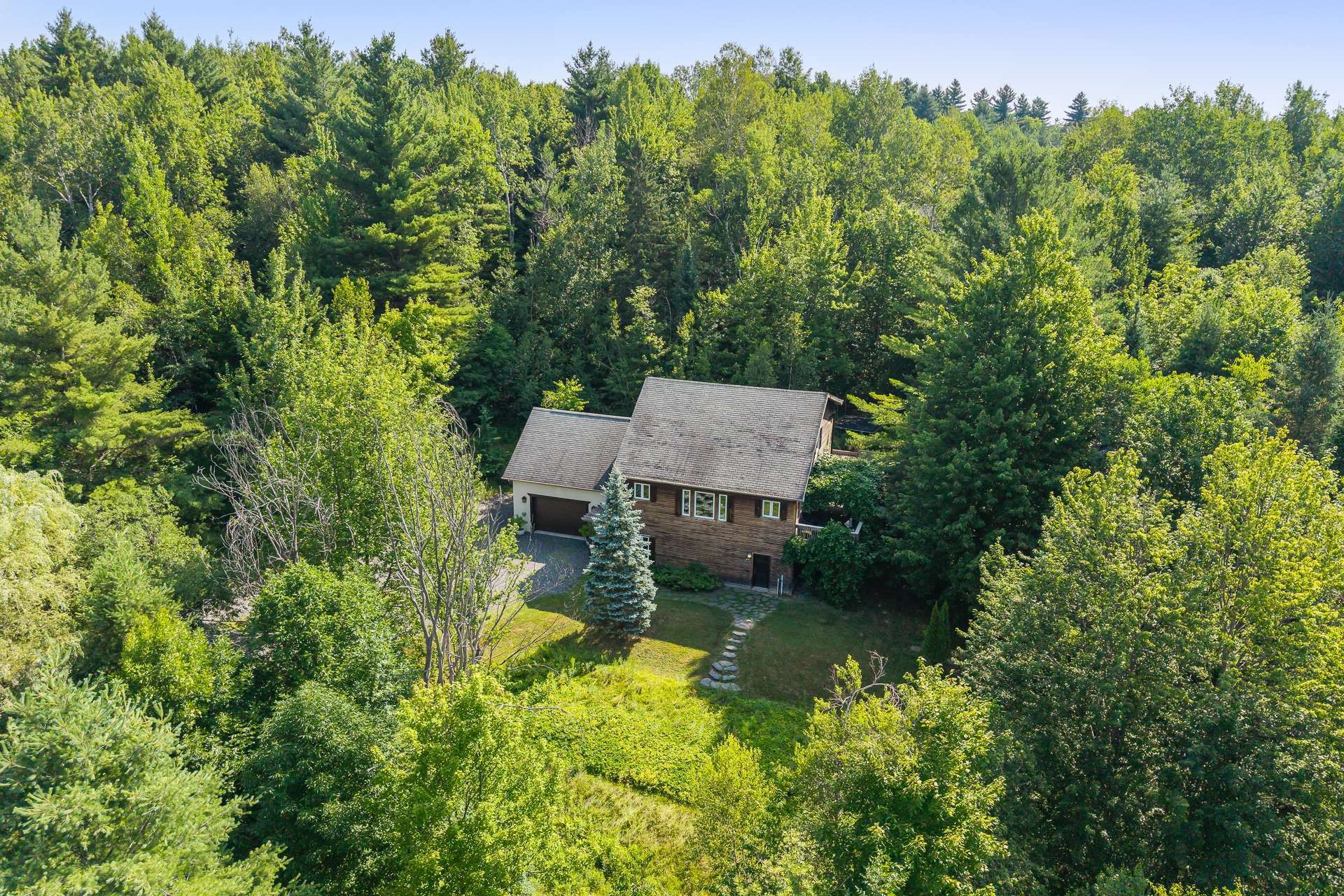 Aerial View - 37 Rue André, Magog, QC - Outdoor With View
