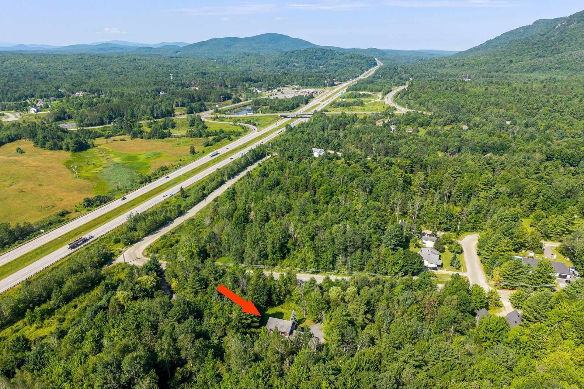 Aerial View - 37 Rue André, Magog, QC - Outdoor With View