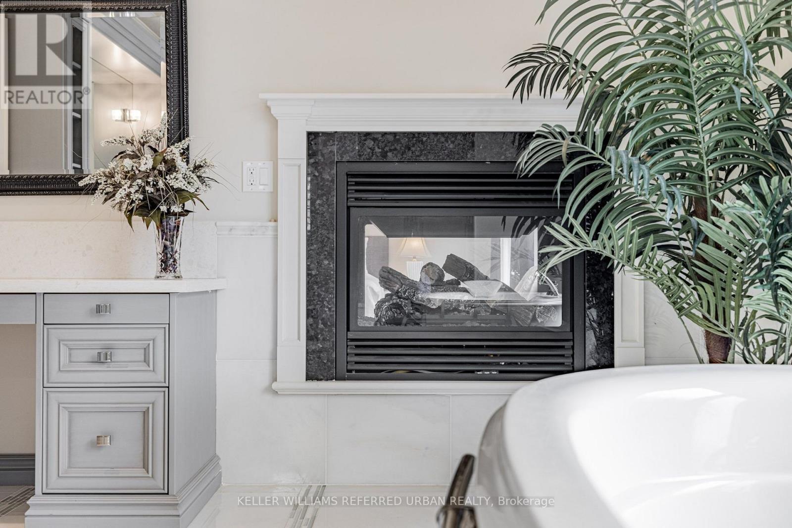 60 Hawksbury Drive, Toronto, ON - Indoor With Fireplace