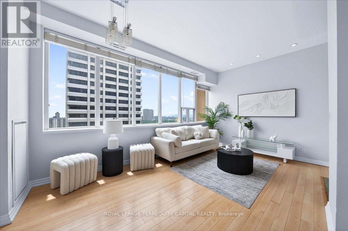1501 - 797 Don Mills Road, Toronto, ON - Indoor Photo Showing Living Room