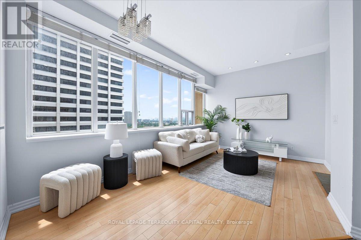 1501 - 797 Don Mills Road, Toronto, ON - Indoor Photo Showing Living Room