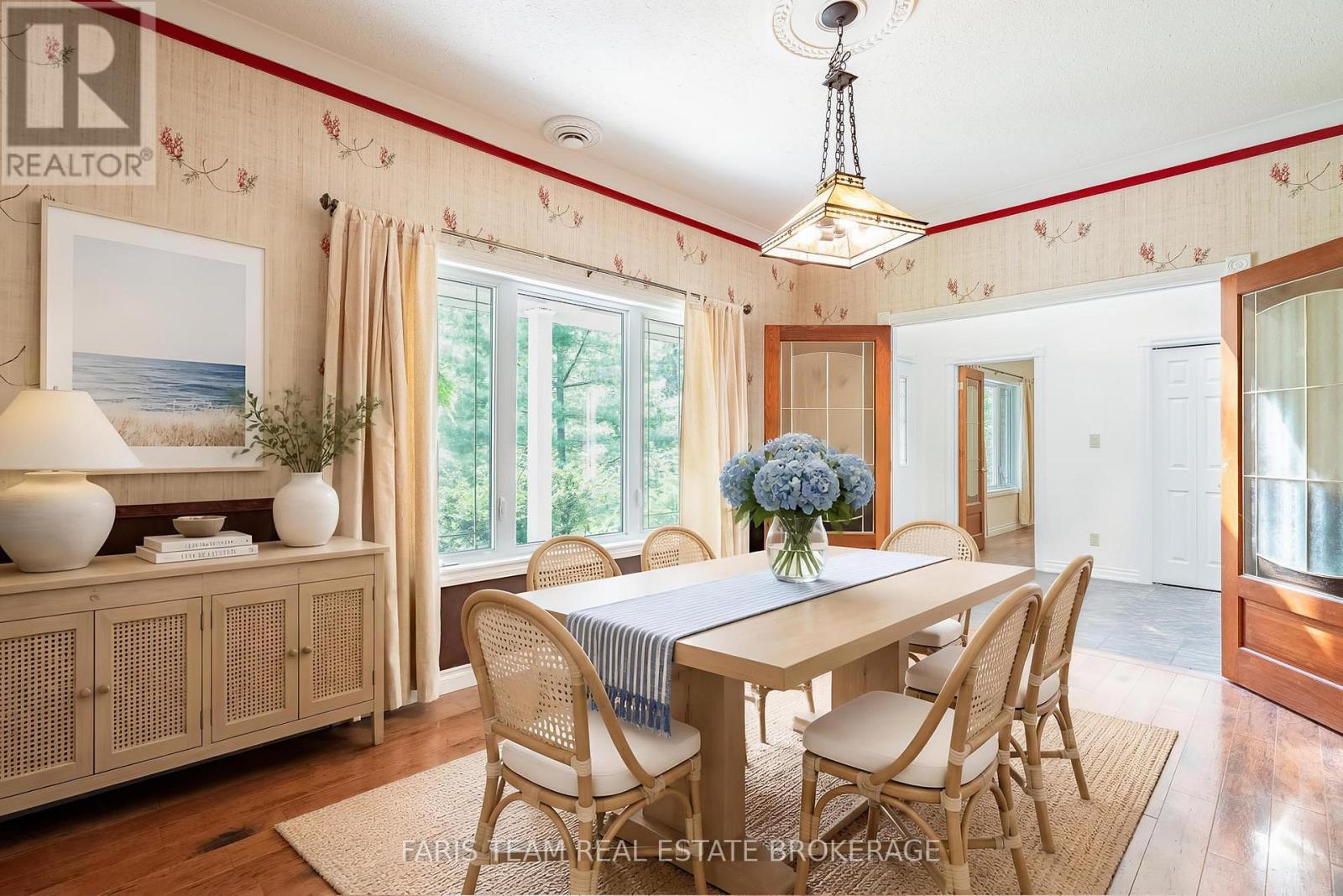 Virtually Staged - 105 Copeland Creek Drive, Tiny, ON - Indoor Photo Showing Dining Room