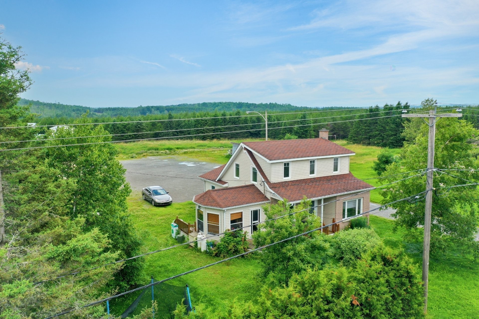 Aerial View - 344 Av. De L'Église, Rouyn-Noranda, QC - Outdoor With View