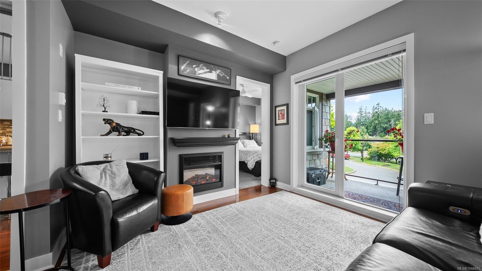 #203-1375 Bear Mountain Pkwy, Langford, BC - Indoor Photo Showing Living Room With Fireplace
