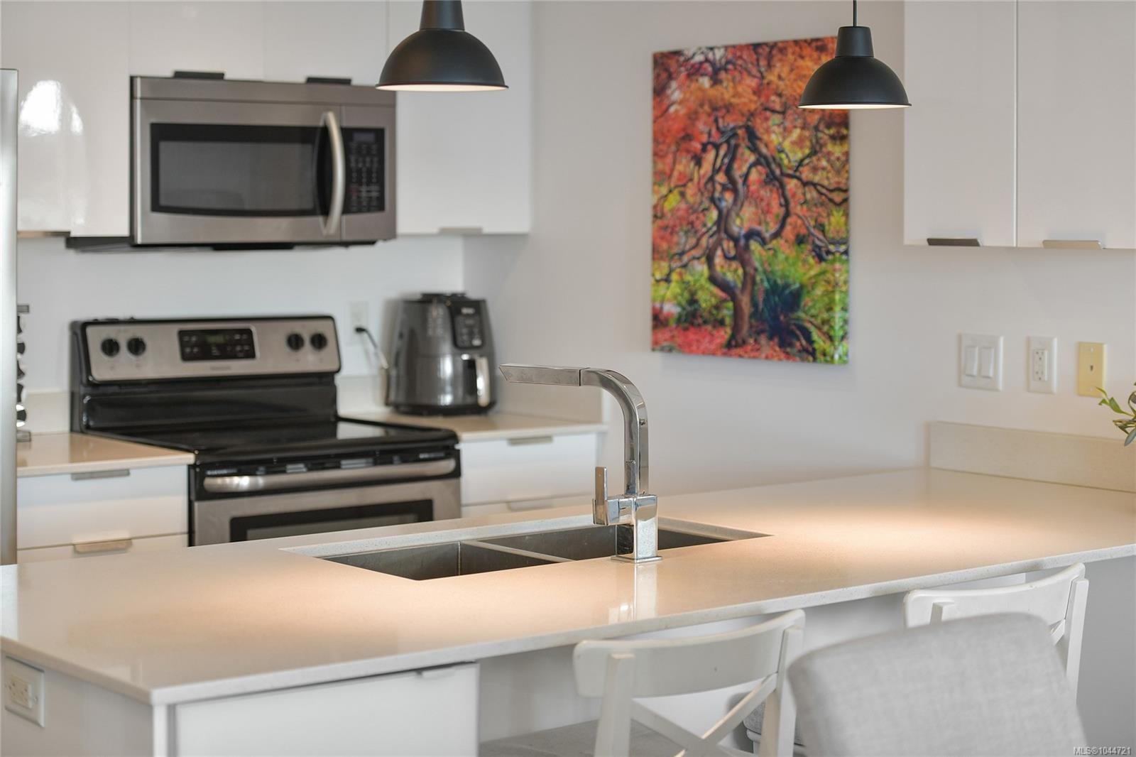 #421-2871 Jacklin Rd, Langford, BC - Indoor Photo Showing Kitchen With Double Sink