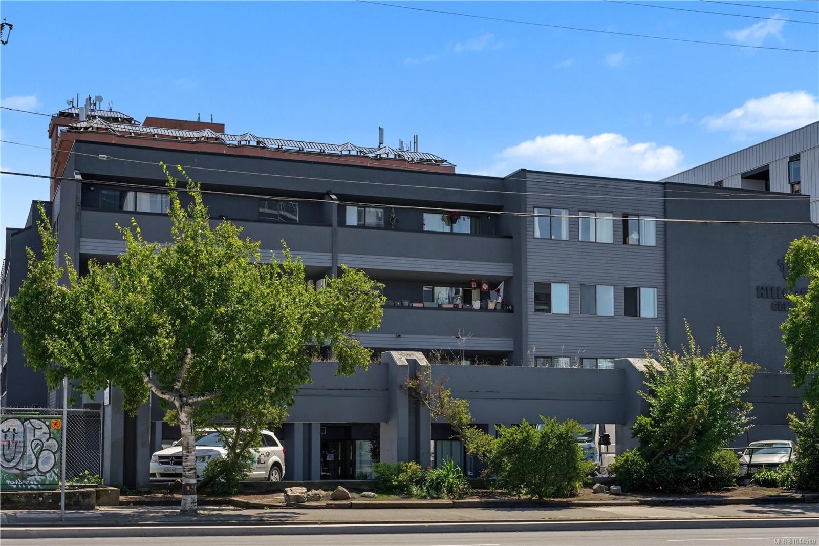 #302-755 Hillside Ave, Victoria, BC - Outdoor With Balcony With Facade