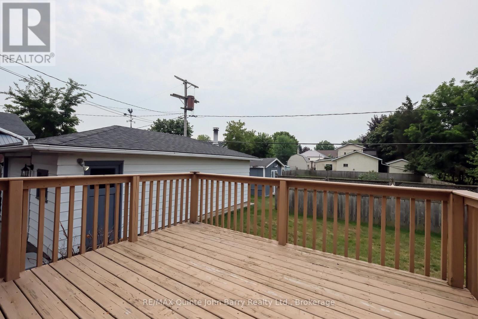 Walkout from 2nd bedroom to rear deck/yard - 14 Gould Street, Quinte West (Trenton Ward), ON - Outdoor With Deck Patio Veranda With Exterior