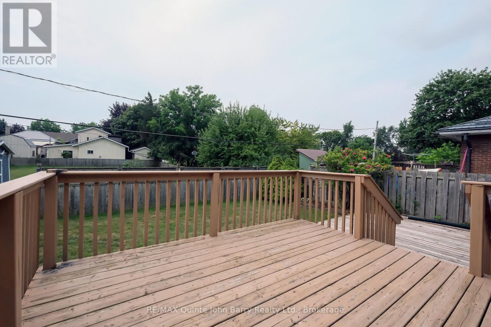 Walkout from 2nd bedroom to rear deck/yard - 14 Gould Street, Quinte West (Trenton Ward), ON - Outdoor With Deck Patio Veranda With Exterior