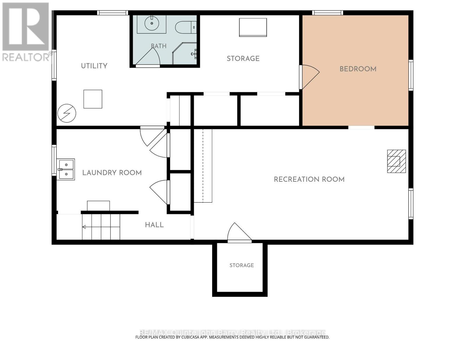 Lower Level Floor Plan - 14 Gould Street, Quinte West (Trenton Ward), ON - Other