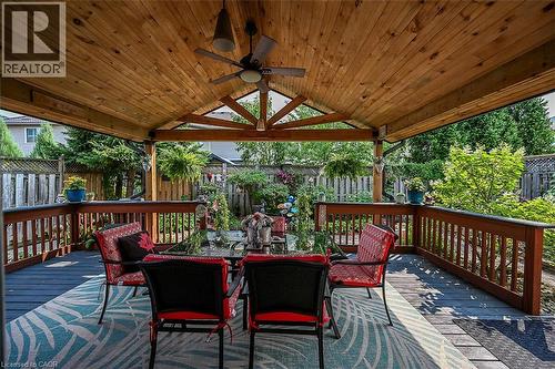 25 Eric Burke Court, Hamilton, ON - Outdoor With Deck Patio Veranda With Exterior
