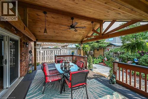 25 Eric Burke Court, Hamilton, ON - Outdoor With Deck Patio Veranda With Exterior
