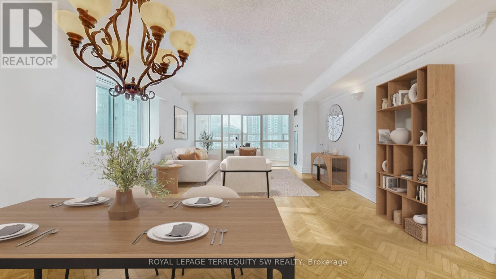 2001 - 71 Simcoe Street, Toronto, ON - Indoor Photo Showing Dining Room