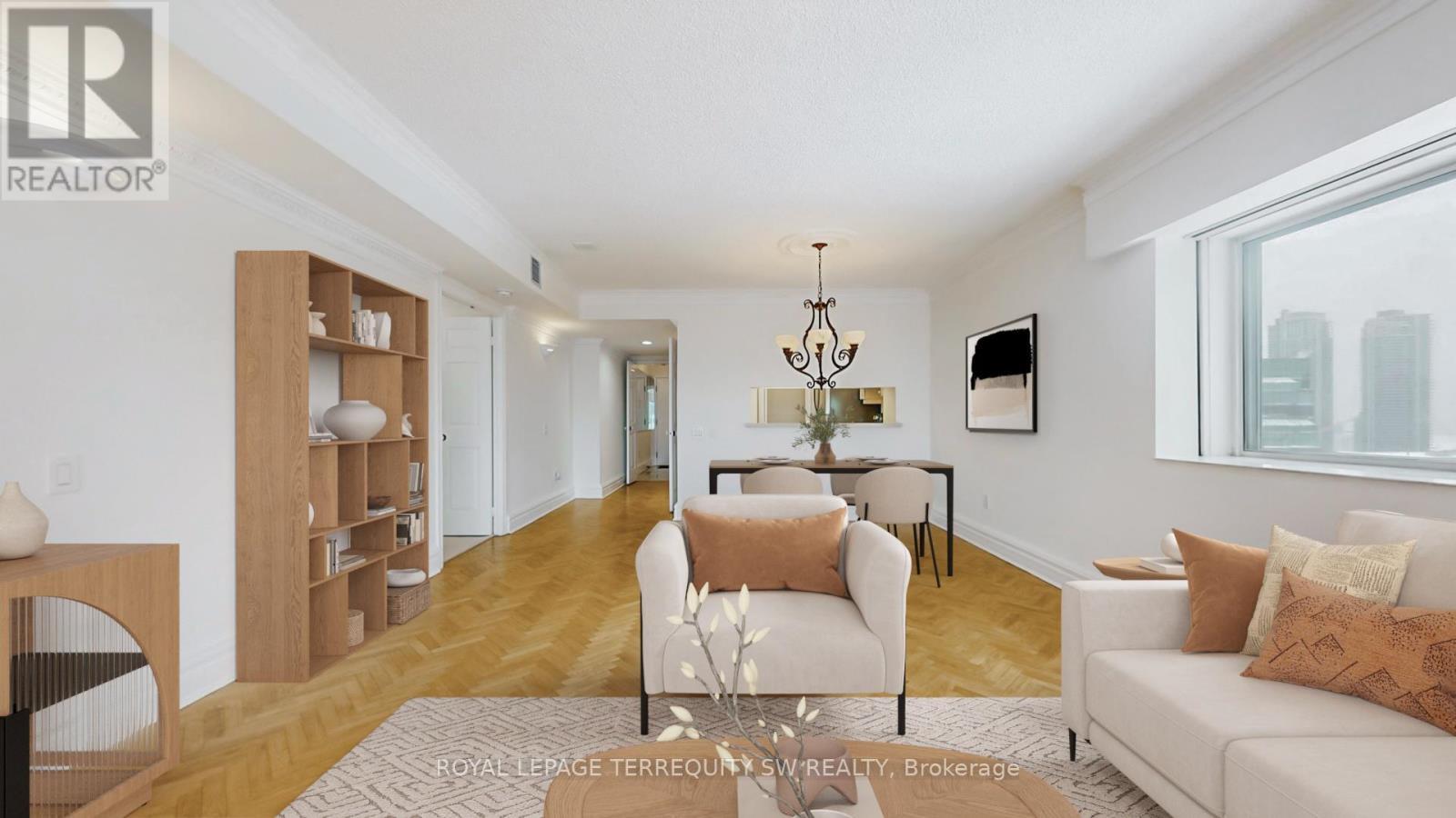 2001 - 71 Simcoe Street, Toronto, ON - Indoor Photo Showing Living Room
