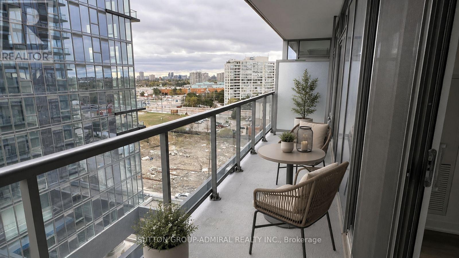 913 - 10 Gatineau Drive, Vaughan, ON - Outdoor With Balcony With View With Exterior