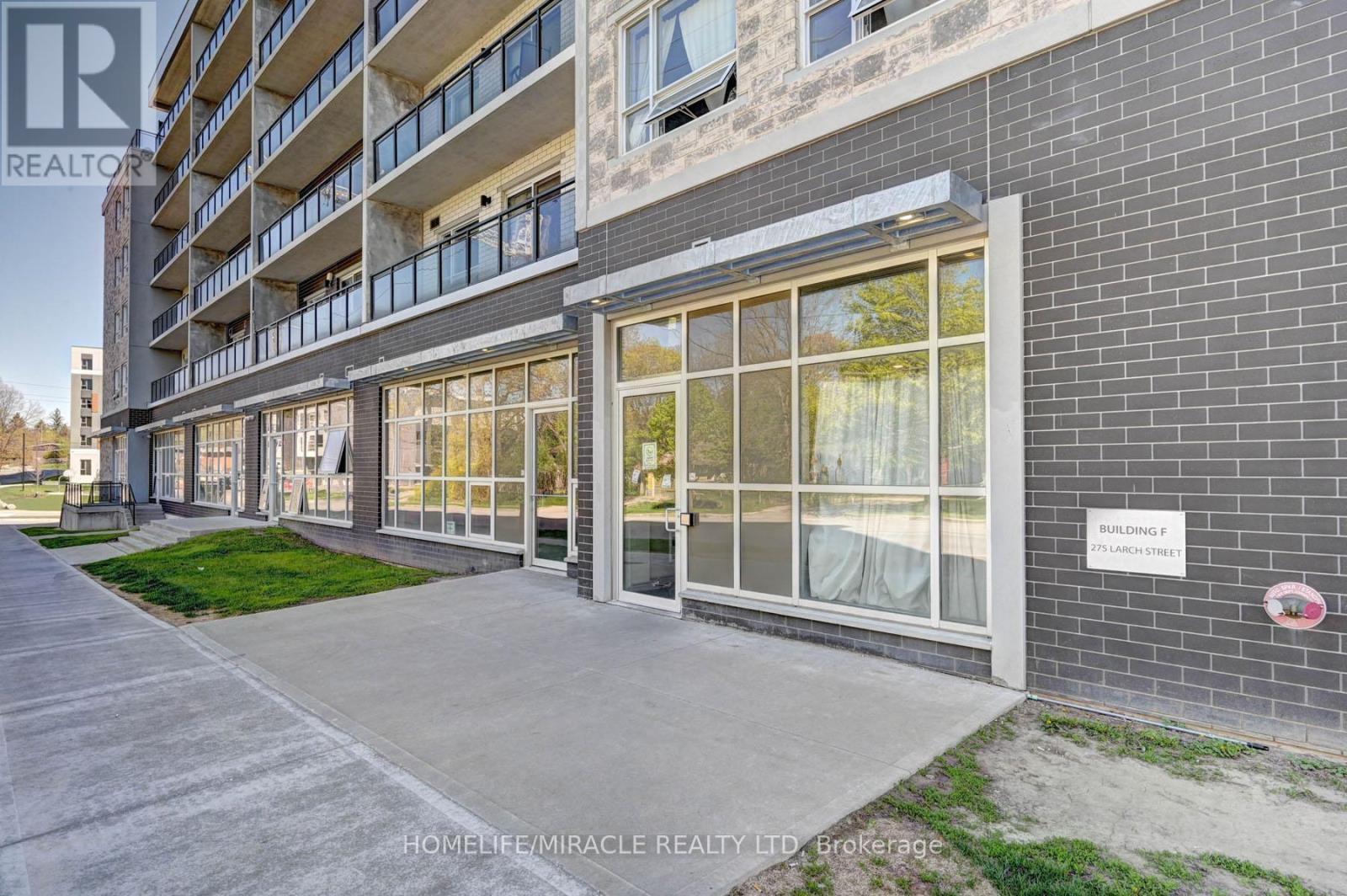 209F - 275 Larch Street, Waterloo, ON - Outdoor With Balcony