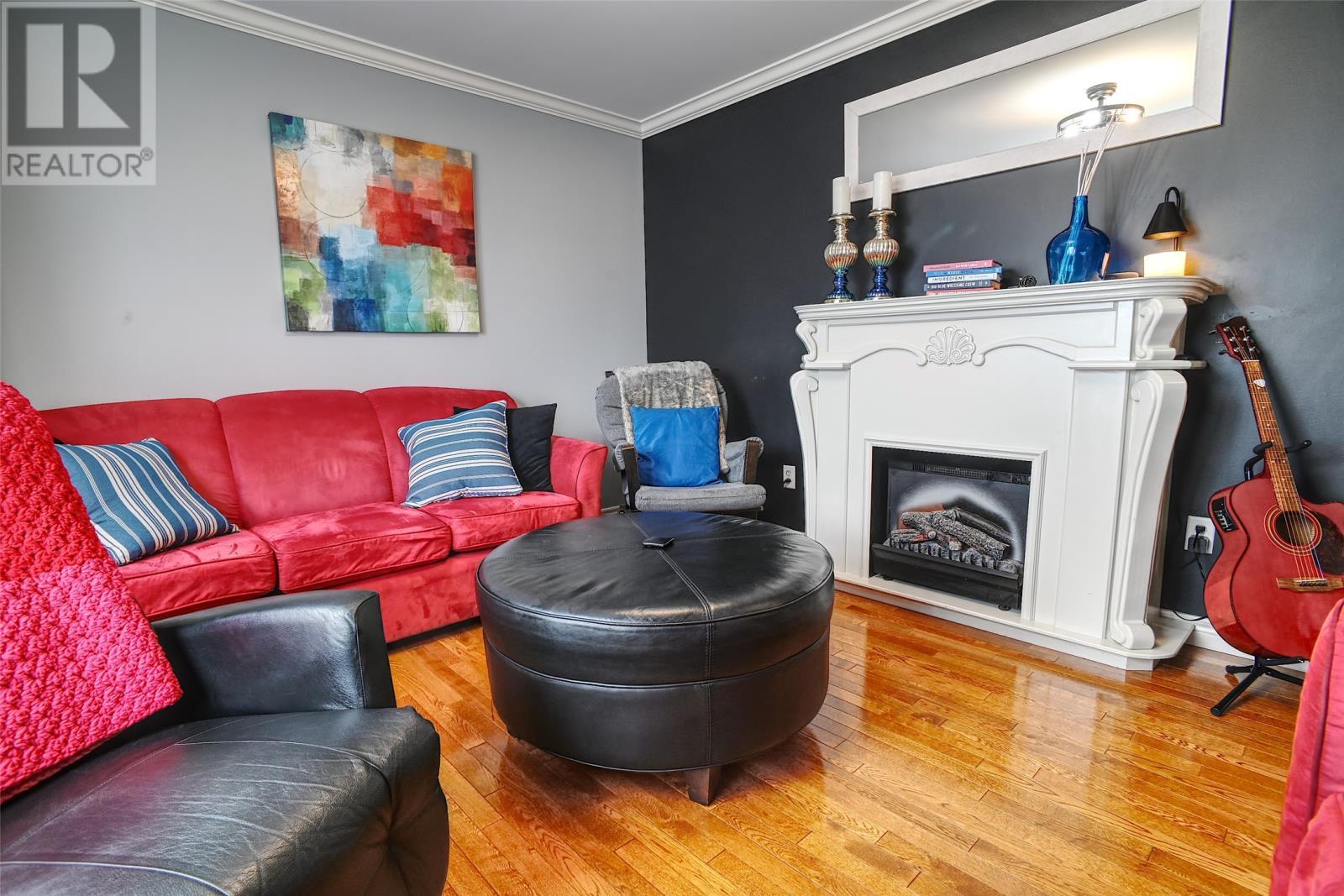 130 Green Acre Drive, St. John'S, NL - Indoor Photo Showing Living Room With Fireplace