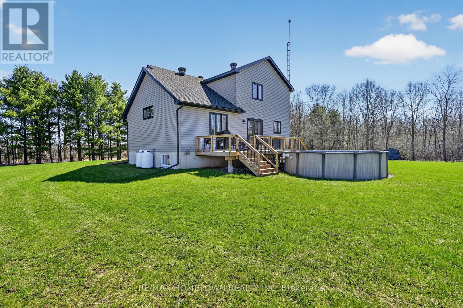 7208 Stevenson Road, Elizabethtown-Kitley, ON - Outdoor With Above Ground Pool