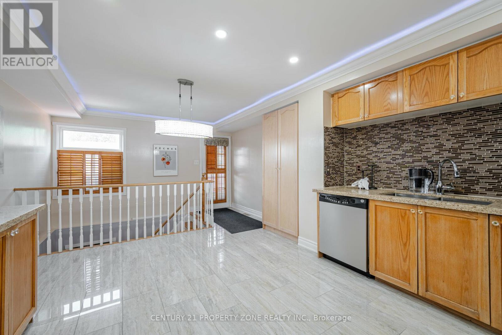 Stairs to Basement - 86 Rory Road, Toronto, ON - Indoor Photo Showing Kitchen