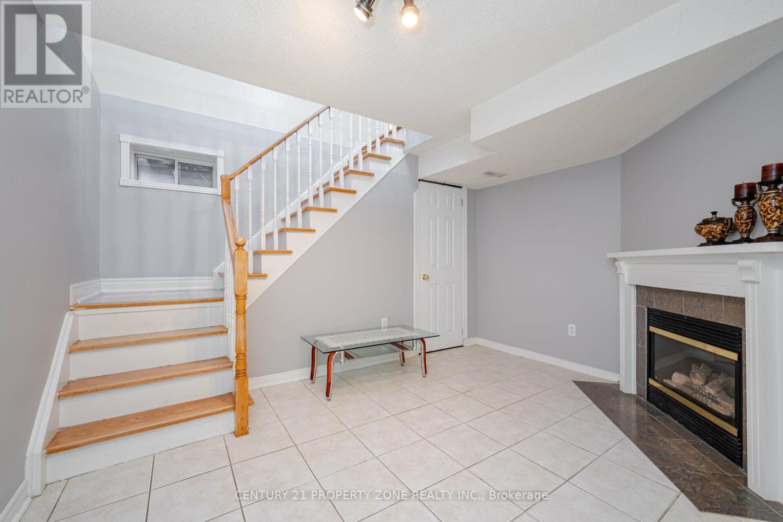 Basement - 86 Rory Road, Toronto, ON - Indoor Photo Showing Other Room With Fireplace