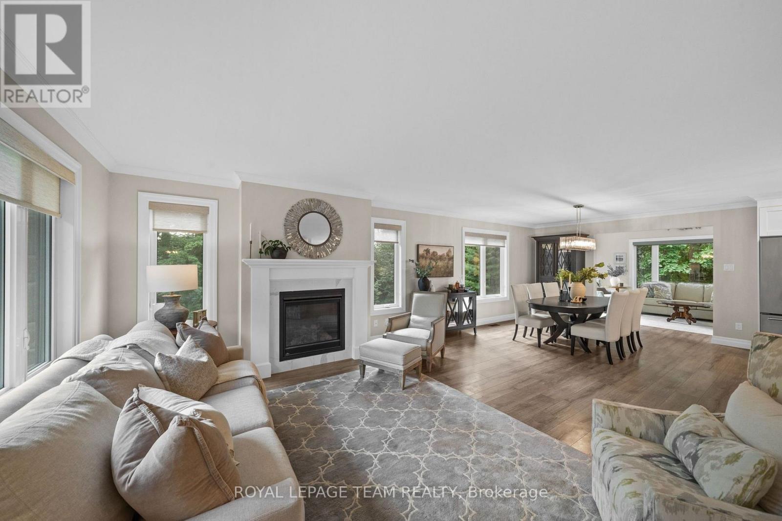 5 Peggs Lane, Mcnab/Braeside, ON - Indoor Photo Showing Living Room With Fireplace