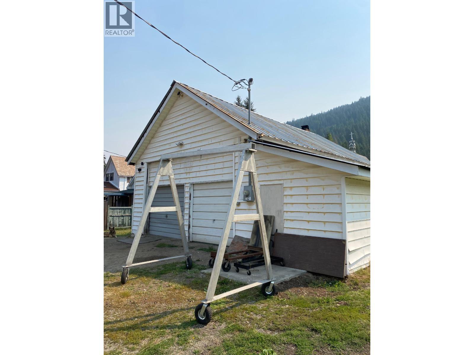 Rear of property - 321 N Kimberley Avenue, Greenwood, BC
