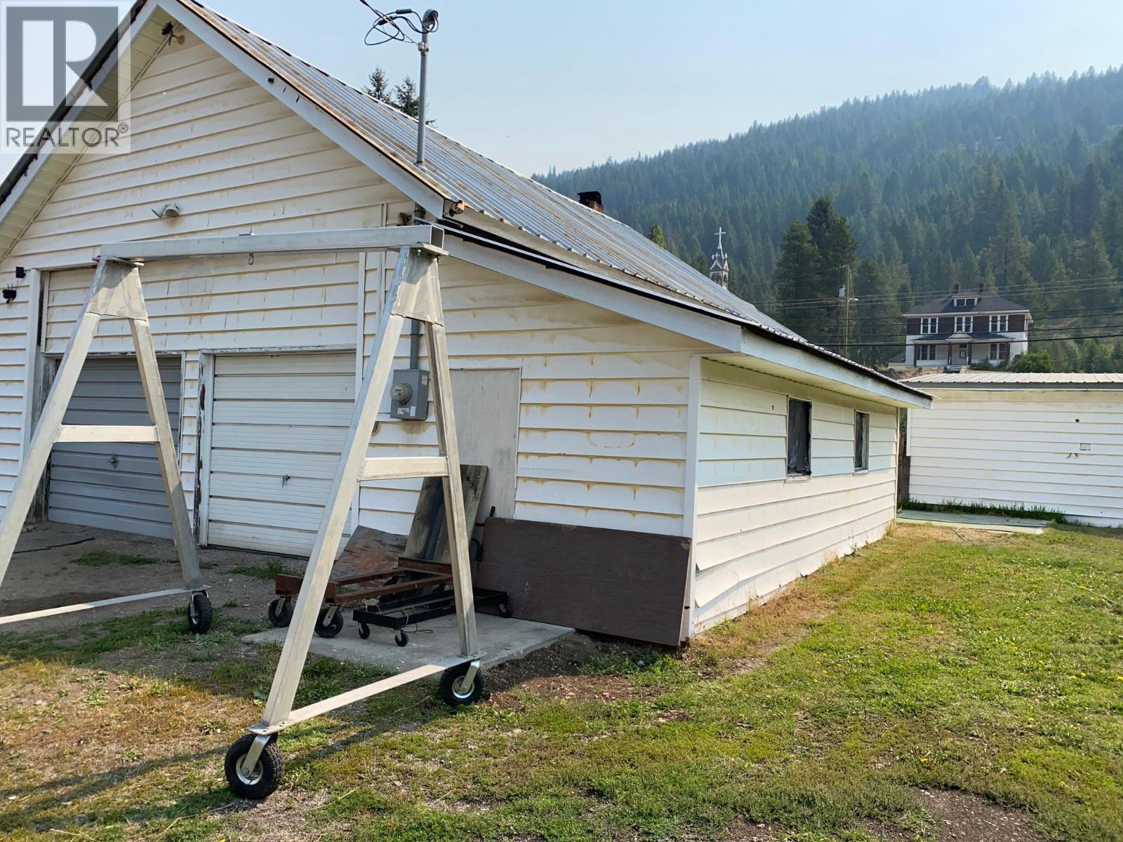 Rear of property - 321 N Kimberley Avenue, Greenwood, BC
