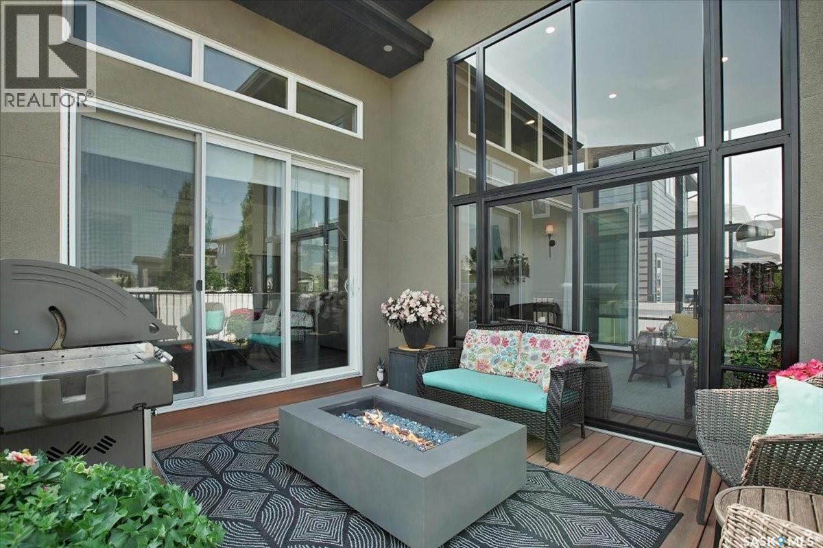 411 Dagnone Terrace, Saskatoon, SK - Outdoor With Deck Patio Veranda With Exterior