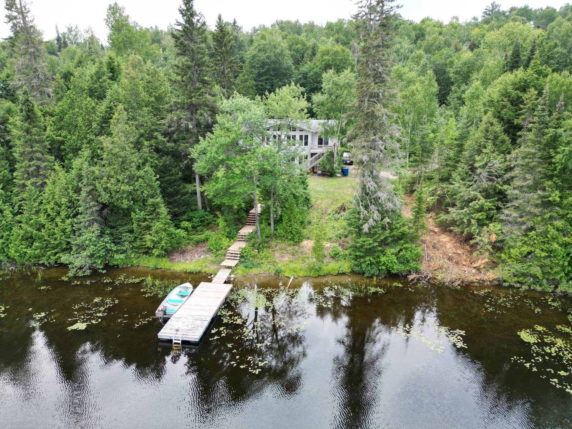 Front of Structure - 83 Ch. Hervé-Pigeon, Kipawa, QC - Outdoor With Body Of Water