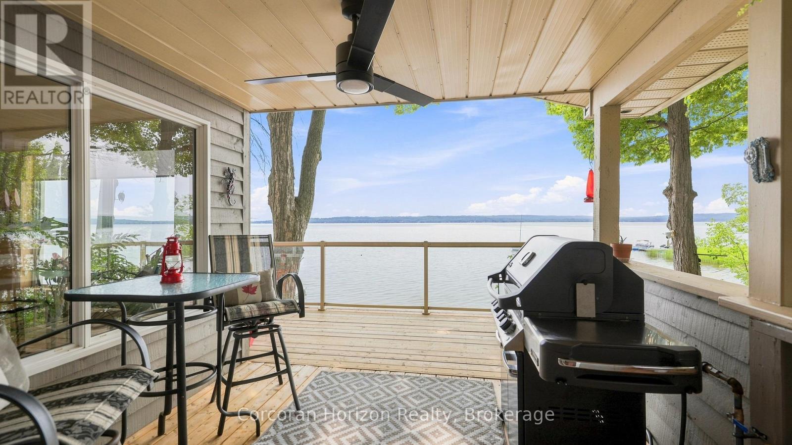 380 Robins Point Road, Tay (Victoria Harbour), ON - Outdoor With Body Of Water With Deck Patio Veranda With Exterior