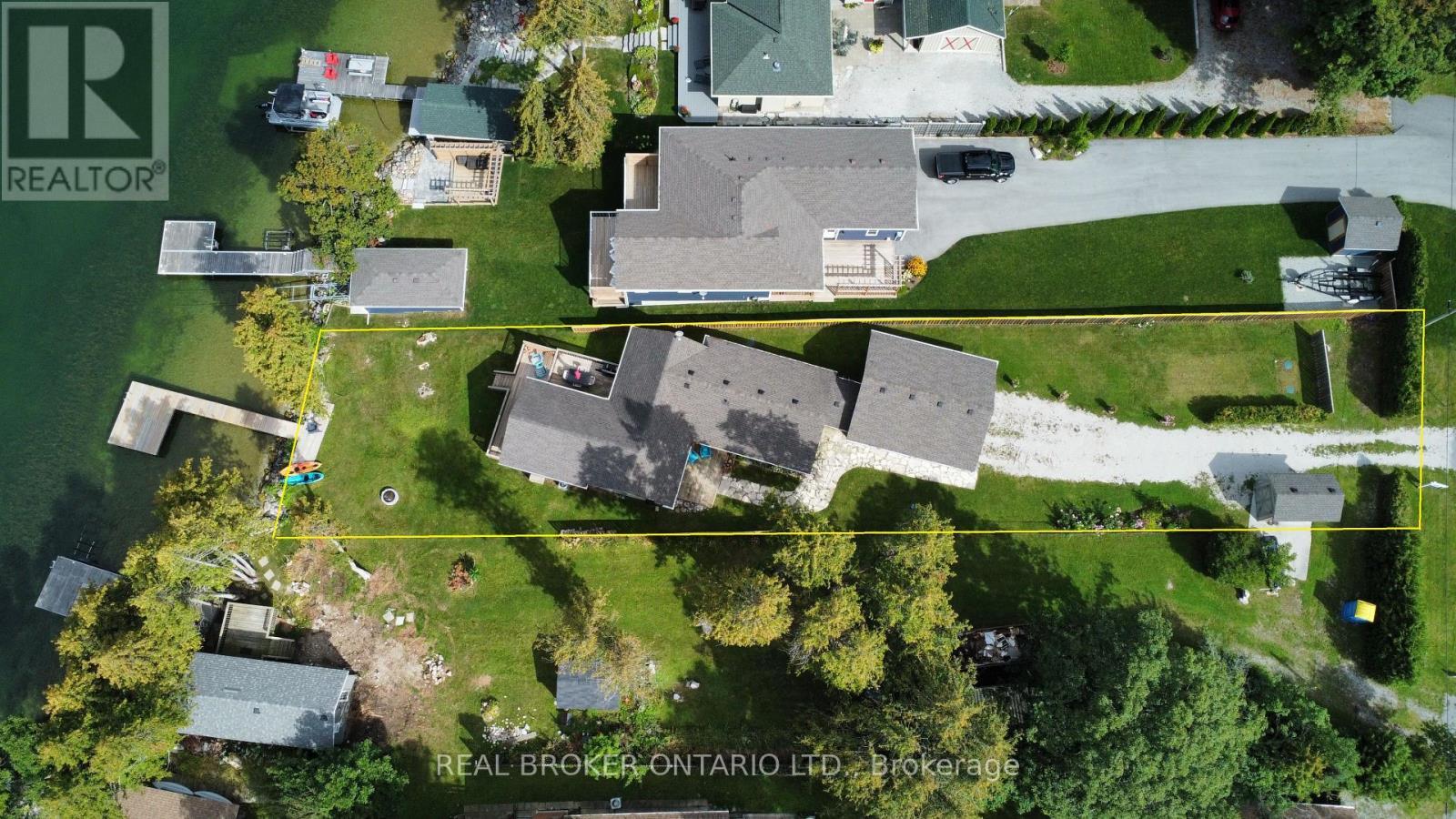 Lot lines approximate - 5818 Victoria Park Road, Ramara, ON - With View