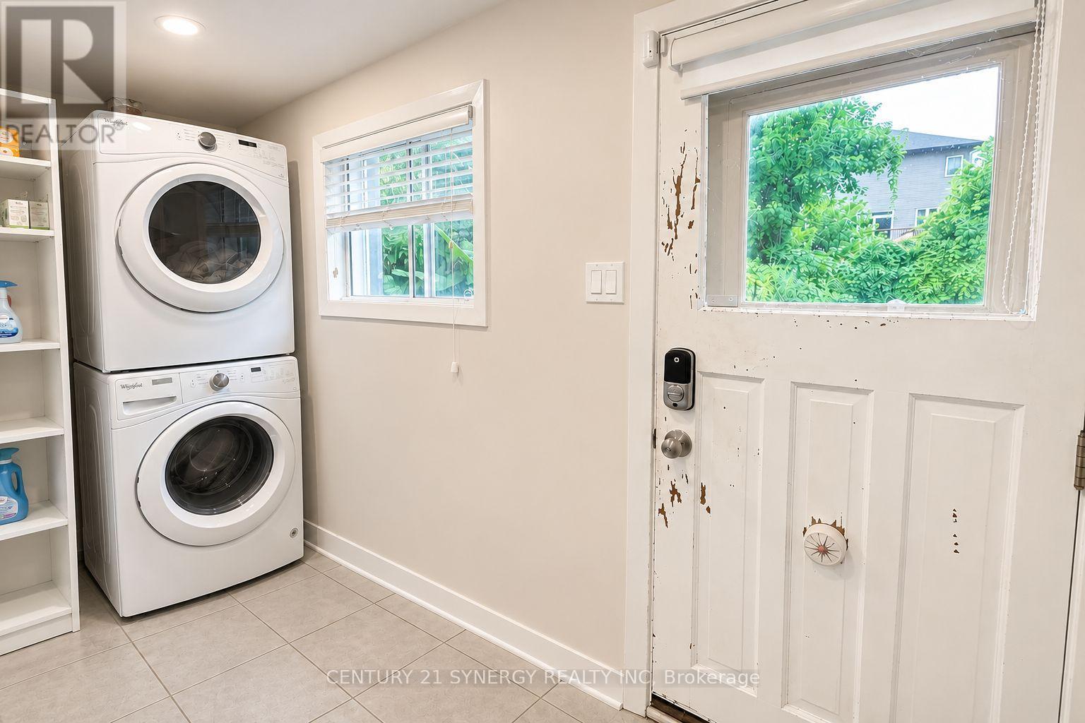 Laundry Area Lower Level - Colour Enhanced - 26 Turtleback Way, Ottawa, ON - Indoor Photo Showing Laundry Room