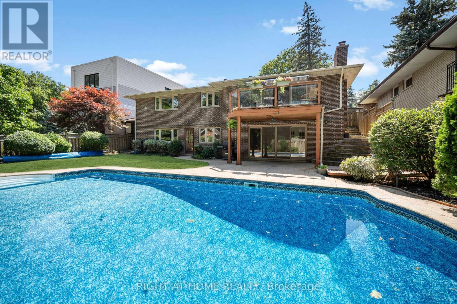 39 Grovetree Road, Toronto, ON - Outdoor With In Ground Pool With Backyard