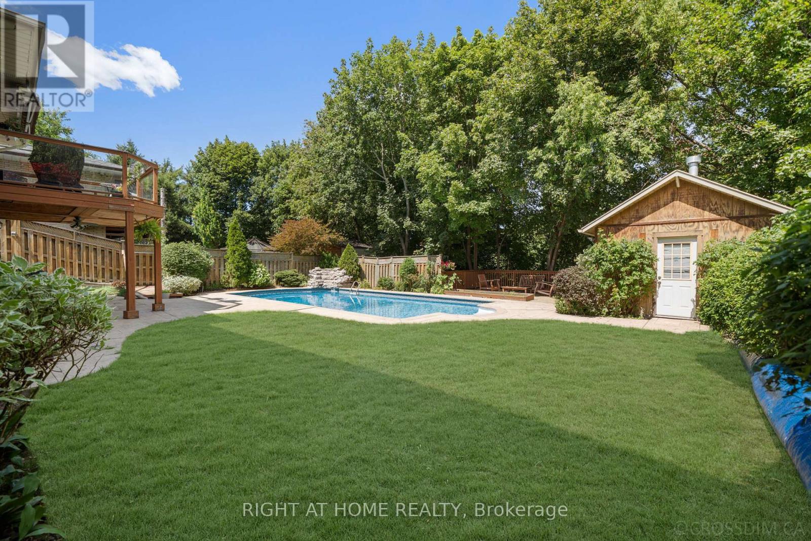 39 Grovetree Road, Toronto, ON - Outdoor With In Ground Pool With Backyard