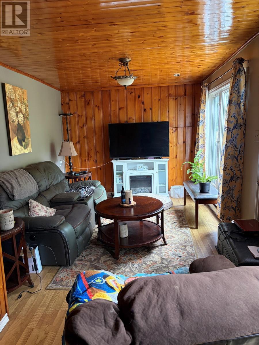 97 Long Pond Road, Georgetown, NL - Indoor Photo Showing Living Room With Fireplace